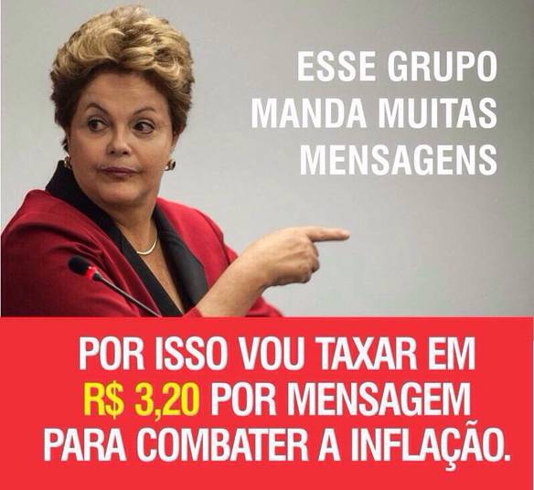Imagem engraçada Uma Taxa Pro Whatsapp no iPiadas