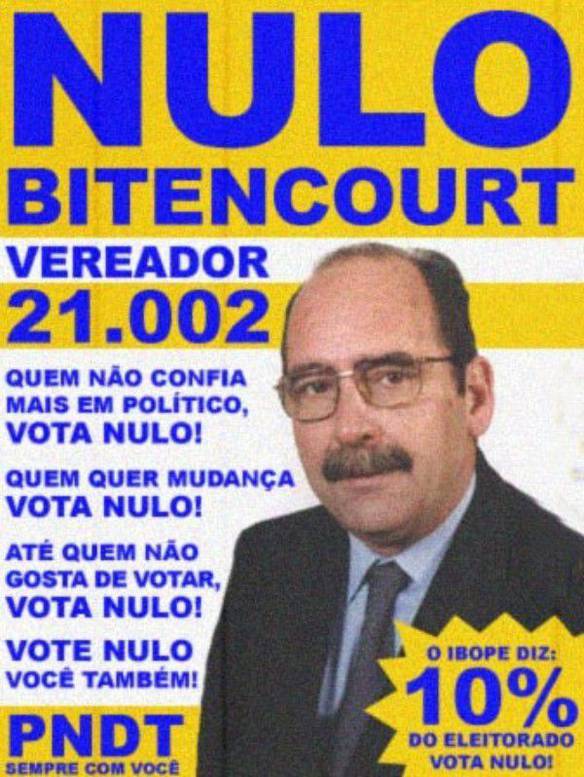 Imagem engraçada Vote Nulo no iPiadas
