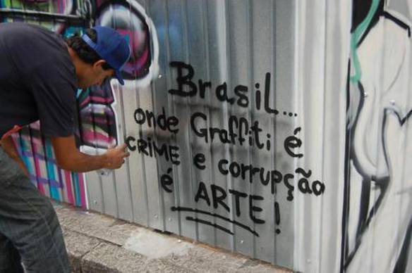 Imagem engraçada Crime e Arte no iPiadas