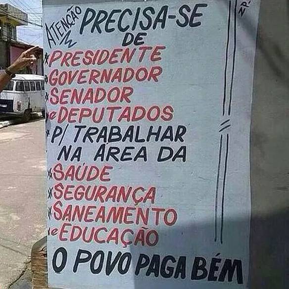 Imagem engraçada Precisa-se Com Urgência no iPiadas