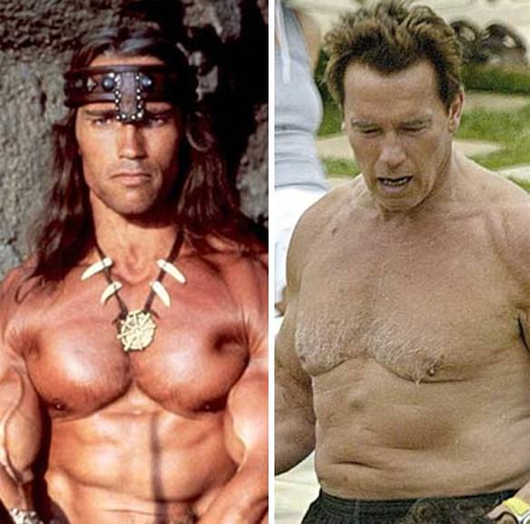 Imagem engraçada Schwarzenegger Ator e Governador no iPiadas