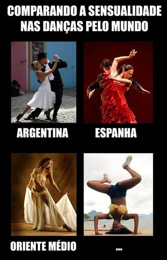 Imagem engraçada Danças Sensuais Pelo Mundo no iPiadas