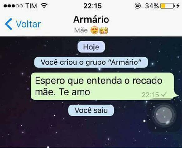 Dando o Recado Para a Mãe