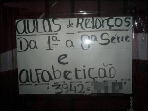 Imagem engraçada Alfabetição no iPiadas