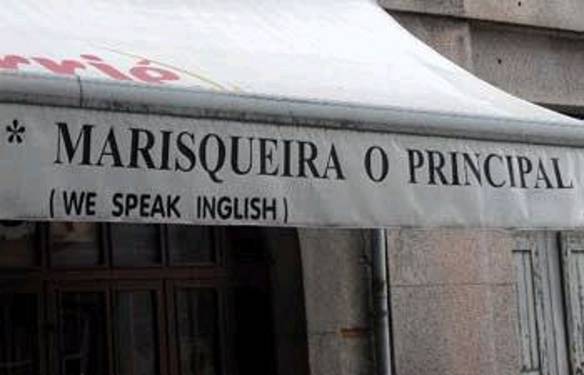 Imagem engraçada We Speak Inglish no iPiadas