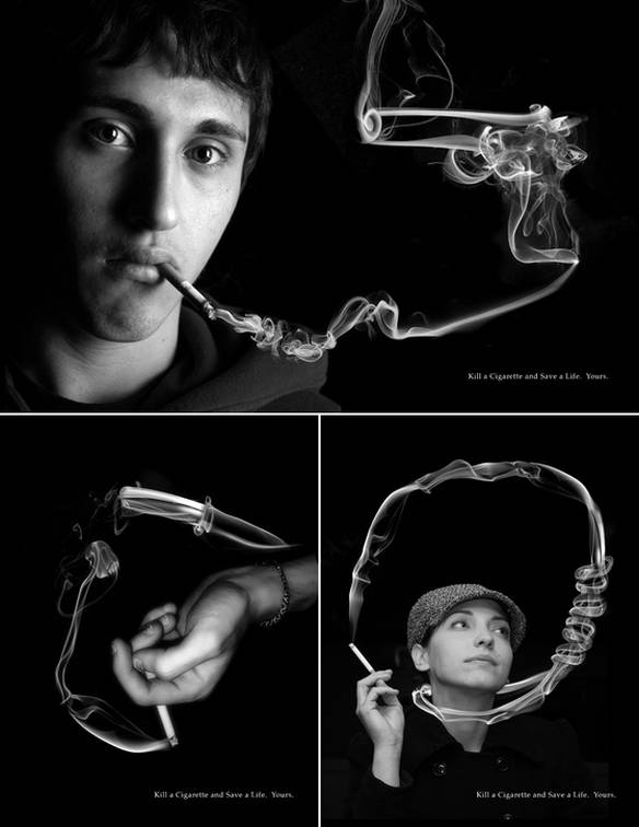 Imagem engraçada Apague o Cigarro no iPiadas