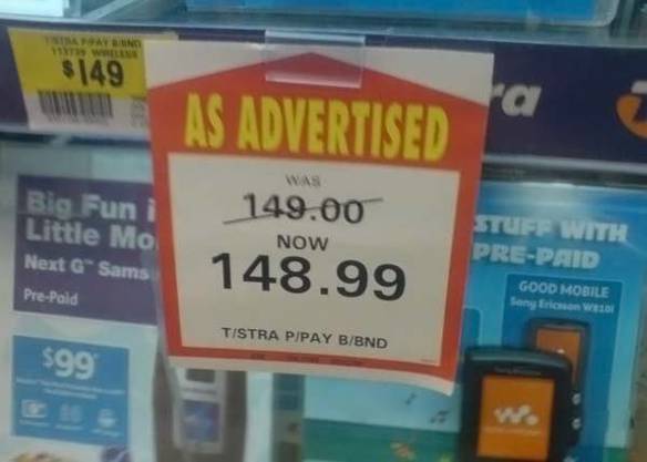 Imagem engraçada Super Desconto no iPiadas