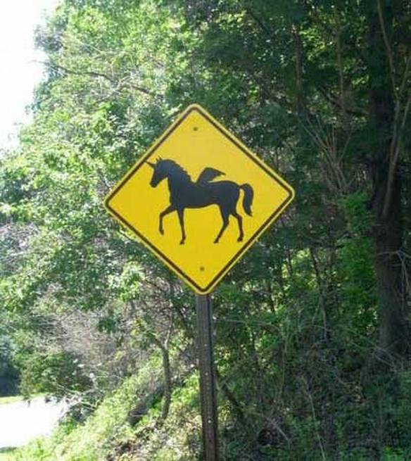 Imagem engraçada Passsagem de Unicórnios no iPiadas