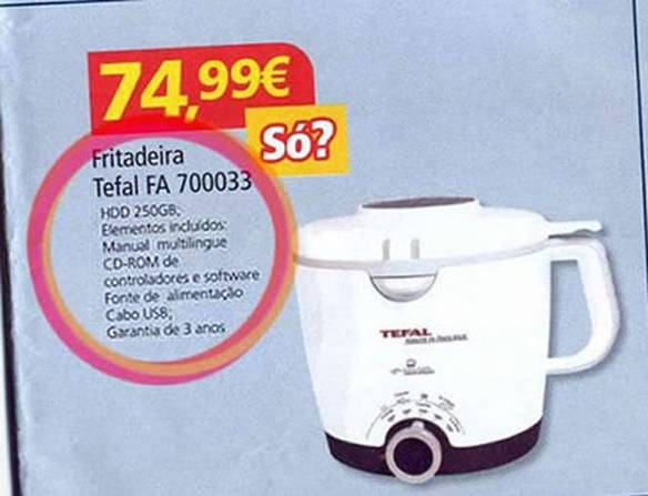 Imagem engraçada Fritadeira Tecnologia no iPiadas