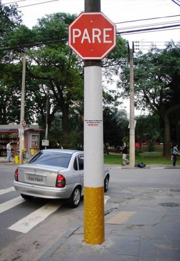 Imagem engraçada Pare de Fumar no iPiadas