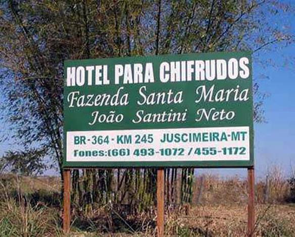 Imagem engraçada Hotel para Chifrudos no iPiadas