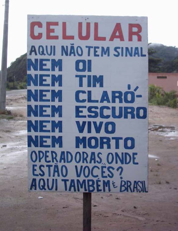 Imagem engraçada Cobertura das Operadoras no iPiadas