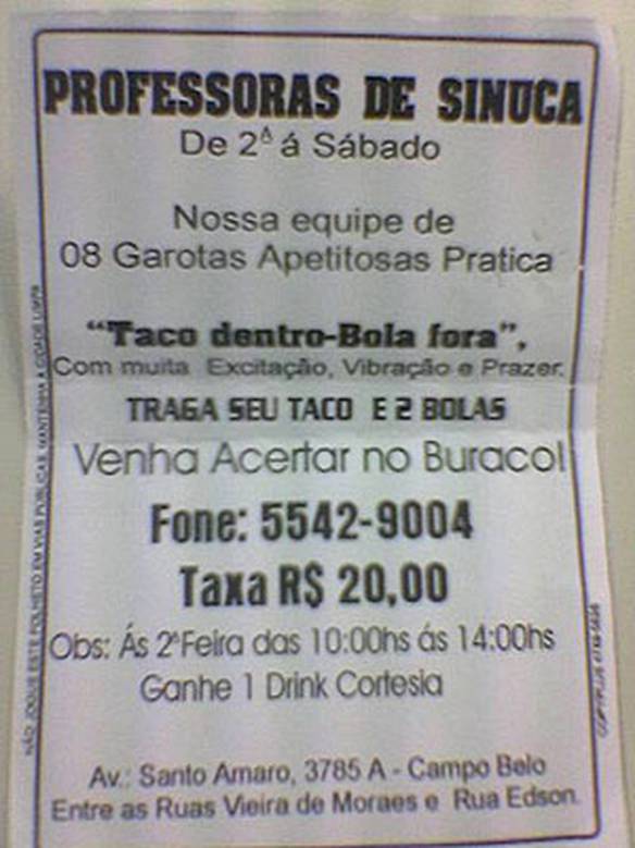 Imagem engraçada Professoras De Sinuca no iPiadas