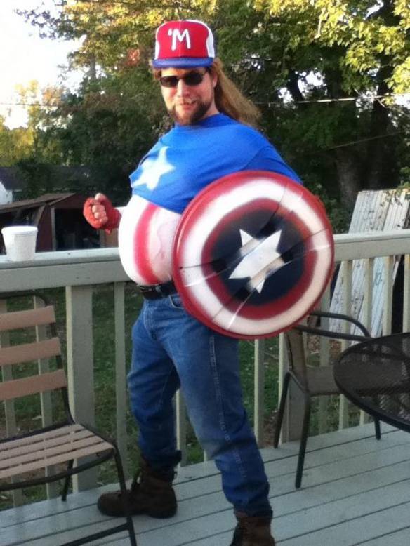 Imagem engraçada Capitão 'Murica no iPiadas
