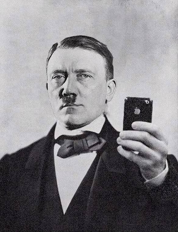 Imagem engraçada Hitler e o iPhone no iPiadas