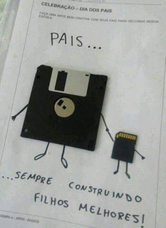 Imagem engraçada Pais, Construindo Filhos Melhores...