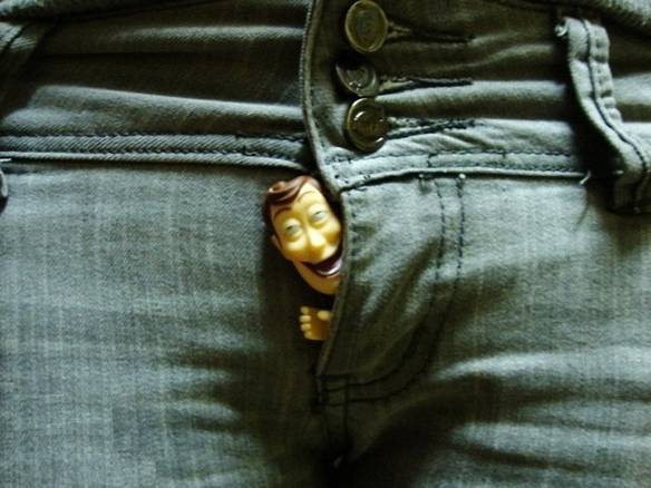 Imagem engraçada Woody Aparecendo no iPiadas