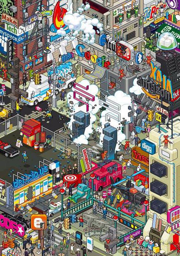 Imagem engraçada Cidade da internet no iPiadas