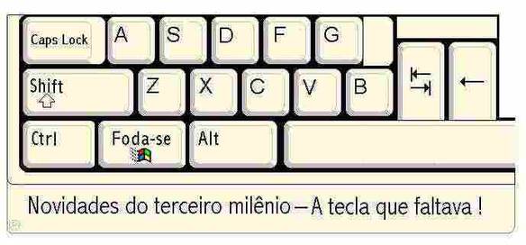 Imagem engraçada Tecla do Terceiro Milênio no iPiadas