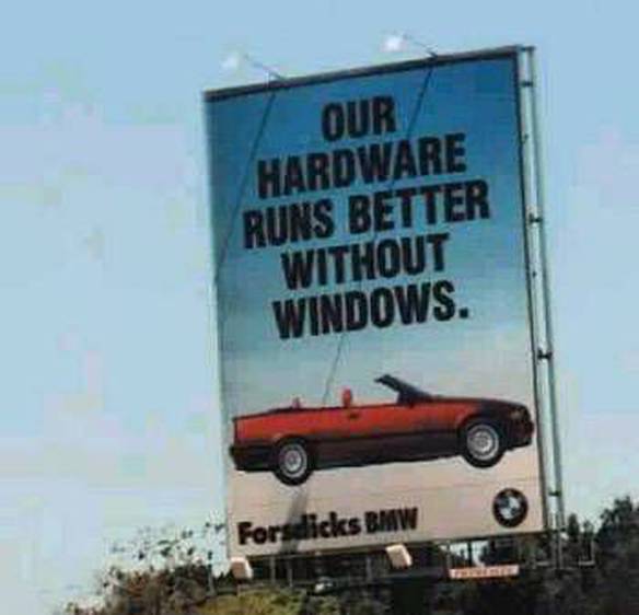 Imagem engraçada Seu Hardware Funciona Melhor Sem Windows no iPiadas