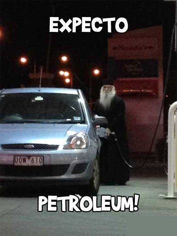 Imagem engraçada Expecto Petroleum no iPiadas