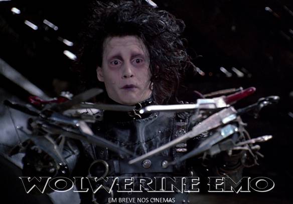 Imagem engraçada Wolverine Emo no iPiadas