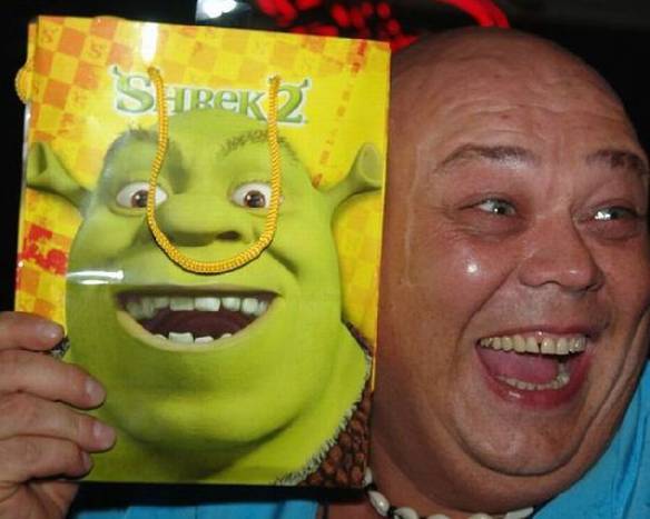 Imagem engraçada Shrek na Vida Real no iPiadas