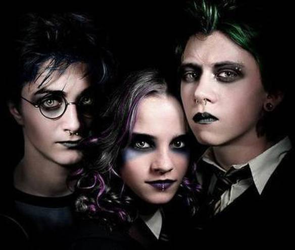 Imagem engraçada Harry Potter Gótico no iPiadas