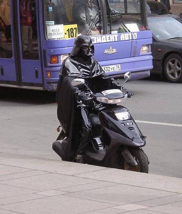 Motocicleta do Darth Vader