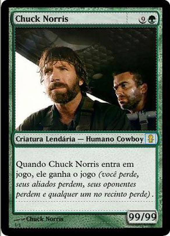 Carta Chuck Norris do Magic