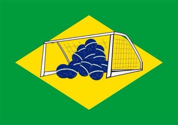 Imagem engraçada Nova Bandeira do Brasil no iPiadas