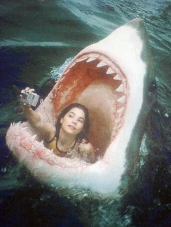 Imagem engraçada Calma aí, Deixe Eu Tirar Uma Selfie Antes no iPiadas
