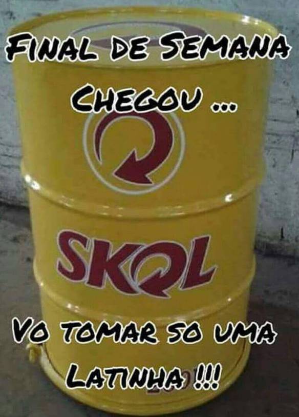 Imagem engraçada Só Vou Beber Uma Latinha... no iPiadas