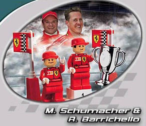Lego do Schumacher e Barrichello