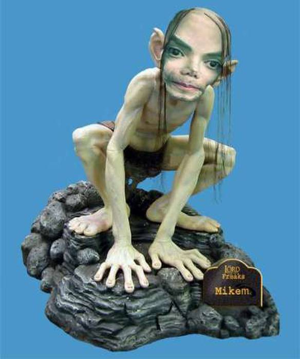 Imagem engraçada Michael Smeagol no iPiadas