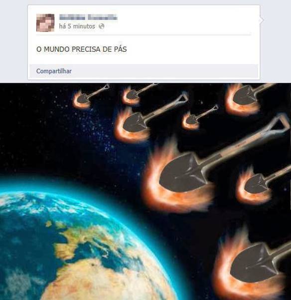 Imagem engraçada O Mundo Precisa de Pás