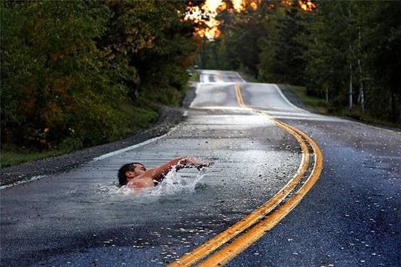 Imagem engraçada Maratona Aquática no iPiadas