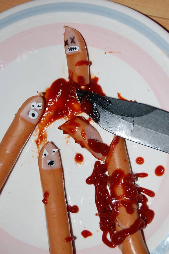 Imagem engraçada Morte das Salsichas no iPiadas