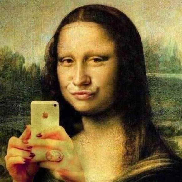 Imagem engraçada Mona Lisa Atualmente no iPiadas