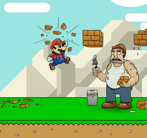 Imagem engraçada Nem Todos Adoram o Mario... no iPiadas