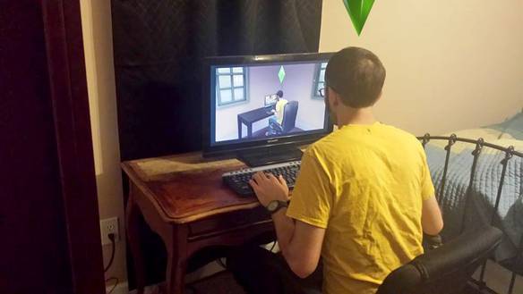 Imagem engraçada Realidade em The Sims no iPiadas