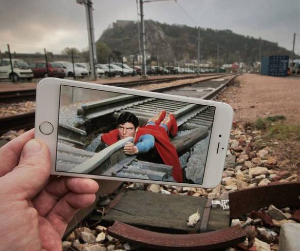 Imagem engraçada Entortando o Trilho no iPiadas
