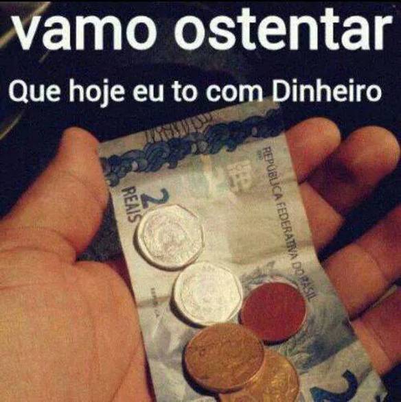 Imagem engraçada Hoje Eu Estou Com Dinheiro Sobrando no iPiadas