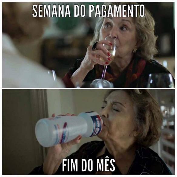 Imagem engraçada Inicio do Mês e Fim do Mês no iPiadas