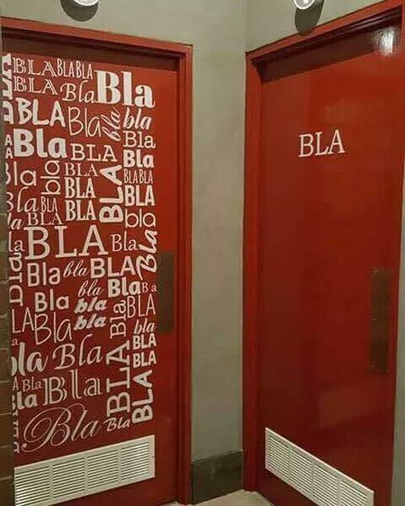 Imagem engraçada Porta Autoexplicativa