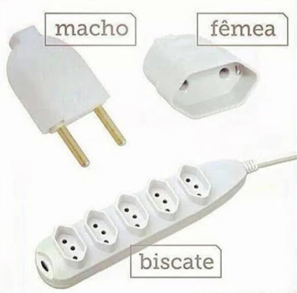 Imagem engraçada Tipos de Tomadas