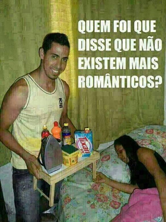 Imagem engraçada Homem Romântico Existe