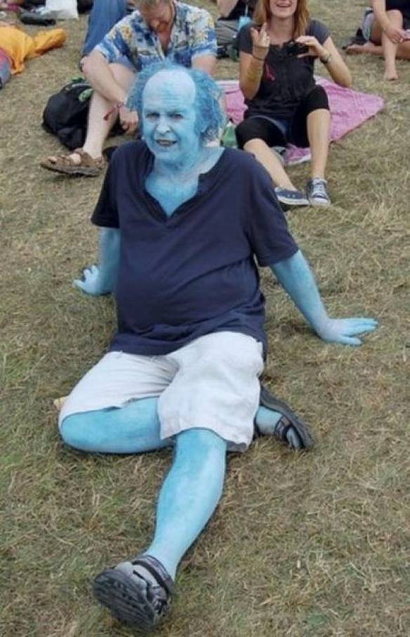 Imagem engraçada Smurf Real no iPiadas