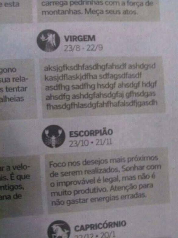 Imagem engraçada Esse Horóscopo de Hoje Está Confuso