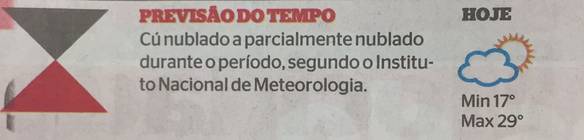 A Previsão Não Está Boa
